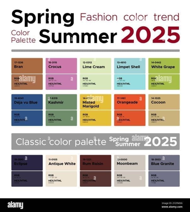 découvrez les tendances des couleurs pour l'été 2025 : des teintes vibrantes et ensoleillées qui rafraîchiront votre garde-robe et embelliront votre intérieur. inspirez-vous des nuances qui feront sensation cette saison et préparez-vous à adopter les styles les plus en vogue.